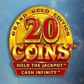 20 Coins Grand Gold Edition casino game by Wazdan – featured logo at Ringospin Casino