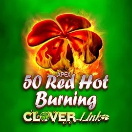 50 Red Hot Burning Clover Links game by Novomatic – logo hosted on Ringospin Casino