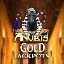 Anubis Gold Jackpots online game logo by Inspired Gaming on ringospin.eu