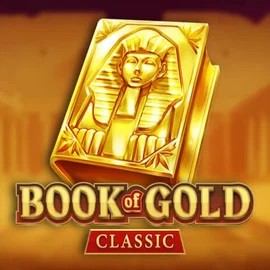 Book of Gold Classic slot logo by Playson at Ringospin Casino