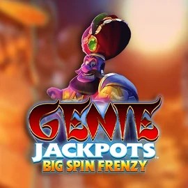 Official Jackpots logo: Genie Jackpots: Big Spin Frenzy by Blueprint Gaming at Ringospin Casino