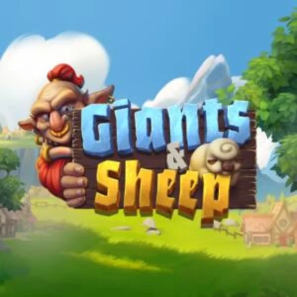Giants and Sheep online game logo by Relax Gaming on ringospin.eu