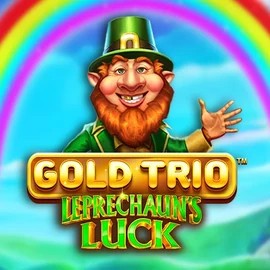 Gold Trio Leprechaun's Luck slot visual from Playtech available on ringospin.eu