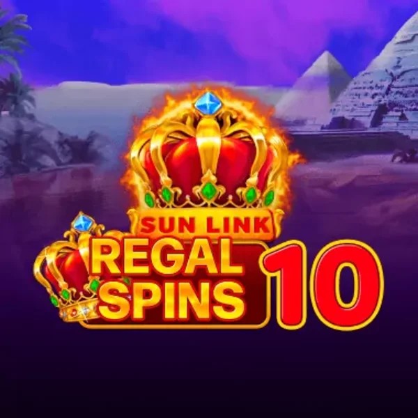 Regal Spins 10 logo by PatePlay Ringospin Casino