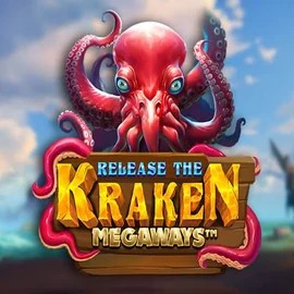 Release the Kraken Megaways online game logo by Pragmatic Play on ringospin.eu