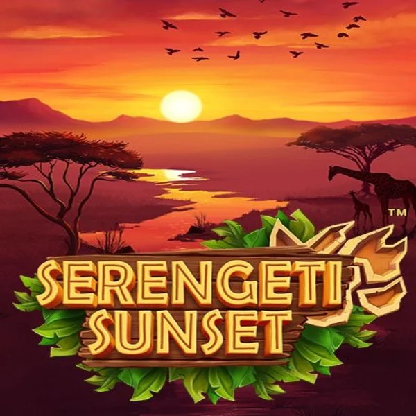 Serengeti Sunset slot logo by Skywind Group at Ringospin Casino