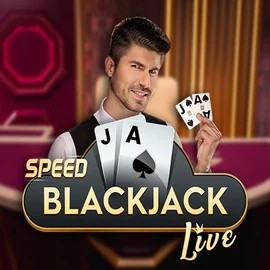 Speed Blackjack online game logo by Pragmatic Play on ringospin.eu