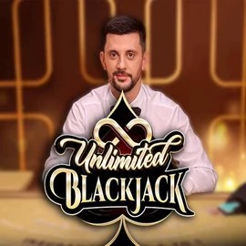Unlimited Blackjack logo – Live Casino by Ezugi at Ringospin Casino